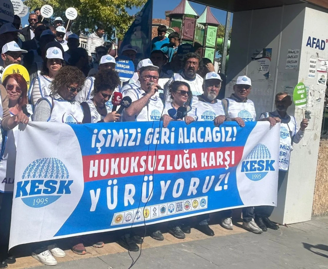 KESK'in Ankara Yürüyüşü Adıyaman'da Devam Etti