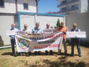 Emekliler maaş zammına isyan etti