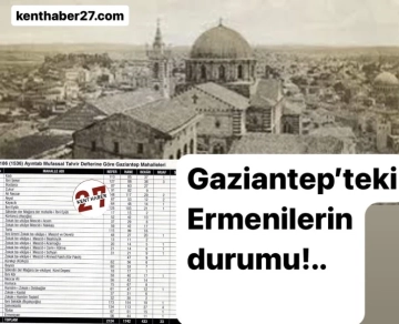 Gaziantep’teki Ermenilerin durumu!..