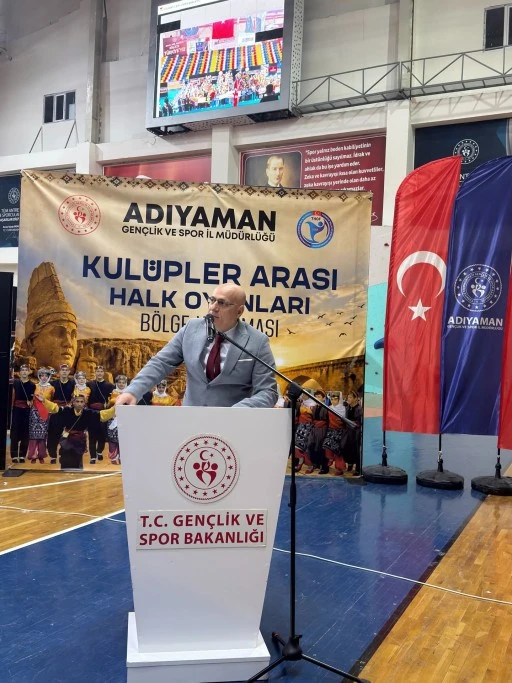 KUL&Uuml;PLER ARASI HALK OYUNLARI B&Ouml;LGE YARIŞMASI ADIYAMAN&rsquo;DA COŞKUYLA TAMAMLANDI