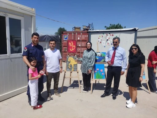 OKULUMUZ ŞAMBAYAT ANADOLU LİSESİ ÖĞRENCİLERİNDEN RESİM SERGİSİ