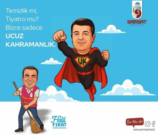 Samsat Belediye Başkanı’ndan Sert Açıklama: “Temizlik mi, Tiyatro mu?”